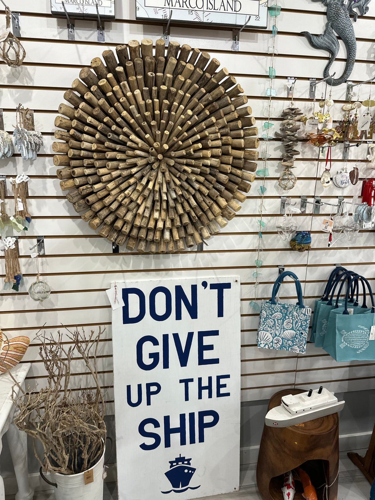 Round Driftwood Wall Art