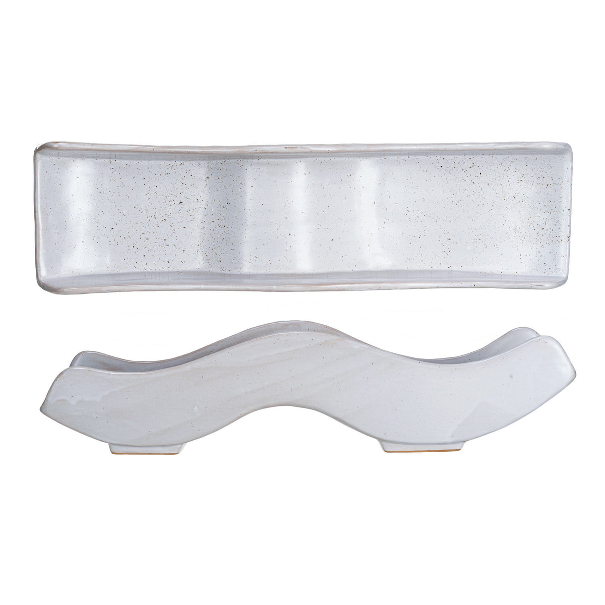 Stoneware Tray, Wave