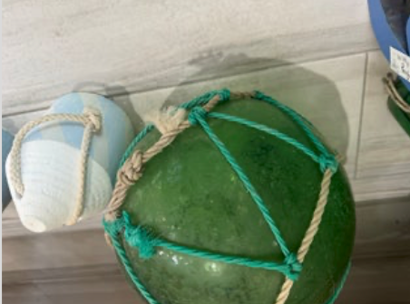 Large Antique Glass Fishing Floats