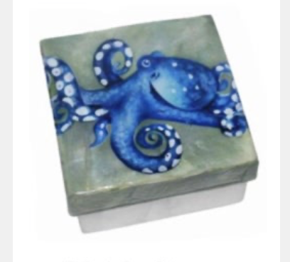 Octopus Capiz Box