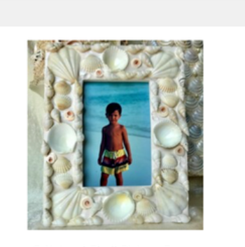Natural Shell Picture Frame II