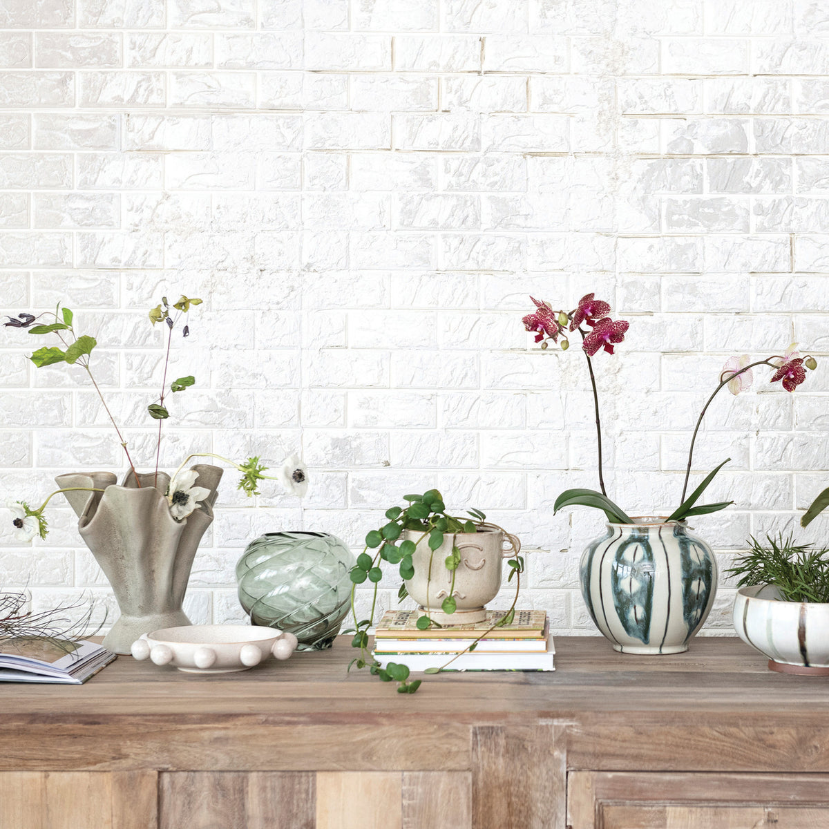 Round Glass Vase