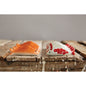 Stoneware Floating Koi Fish – Orange & White, 2 Styles