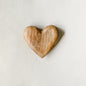 Wood Heart 4-1/4"L x 4"W Hand-Carved