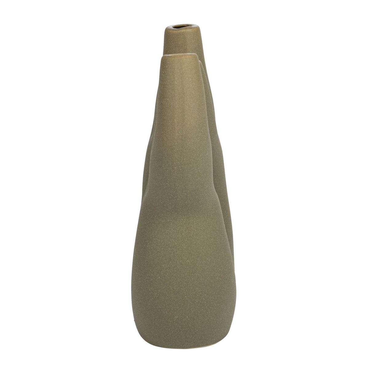 Stoneware Coral Shaped Vase w/ 5 Openings
