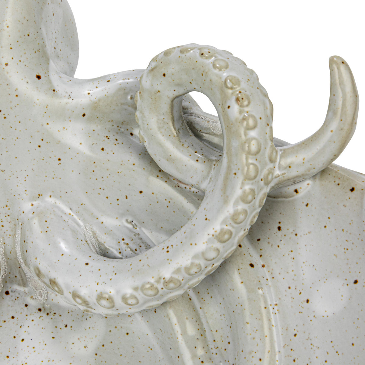 Stoneware Octopus Bowl Speckled