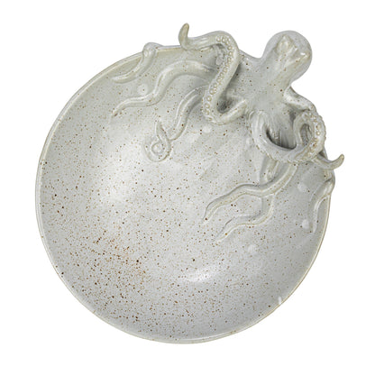 Stoneware Octopus Bowl Speckled