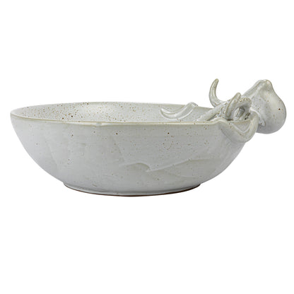 Stoneware Octopus Bowl Speckled