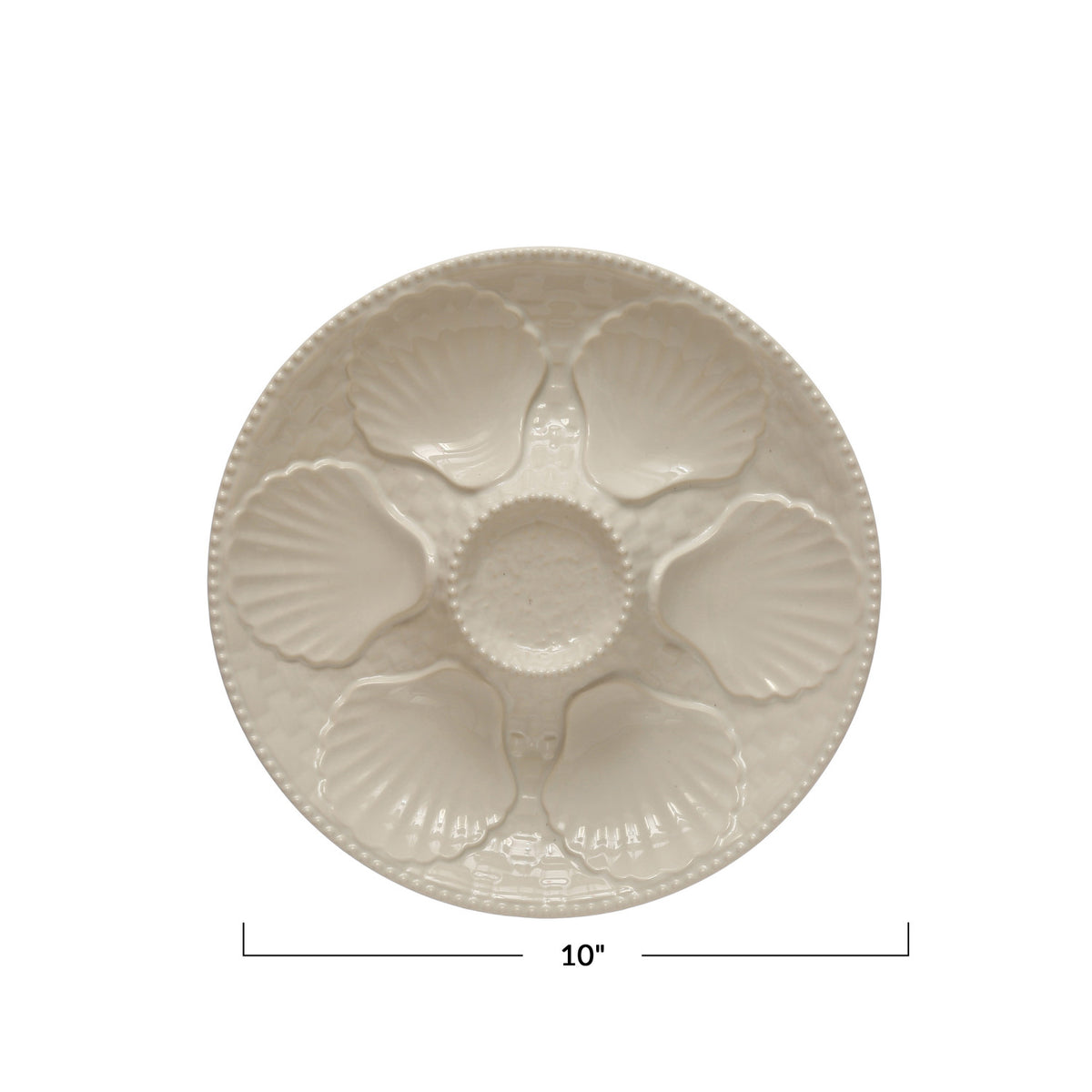 Stoneware Oyster Plate