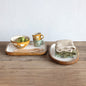 Enameled Mango Wood Tray
