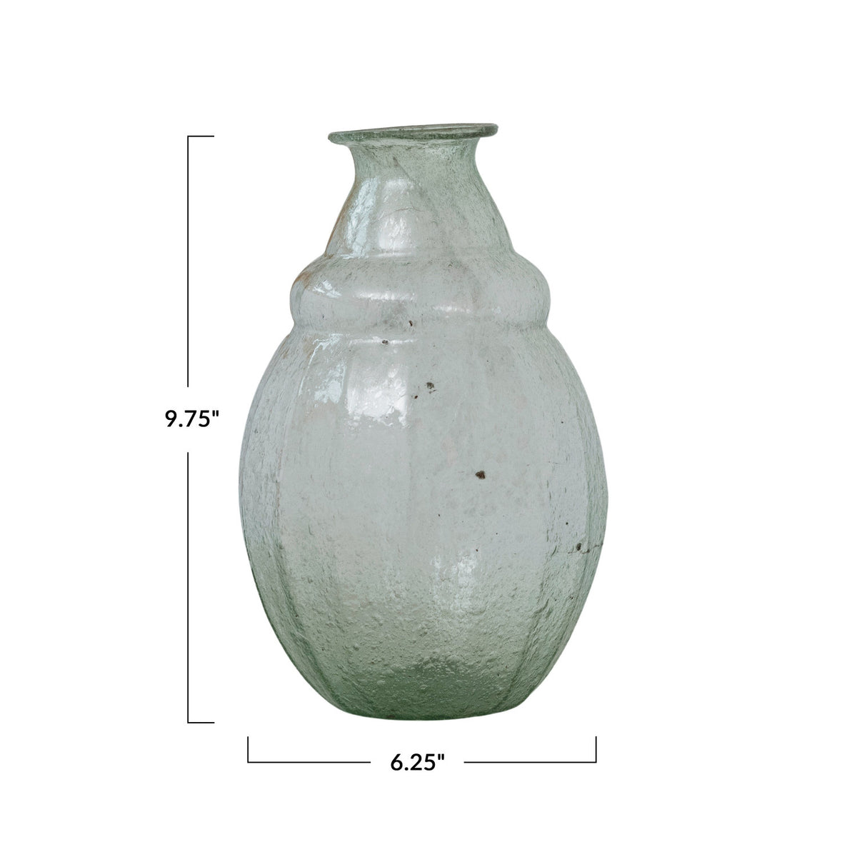 Seeded Glass Vase