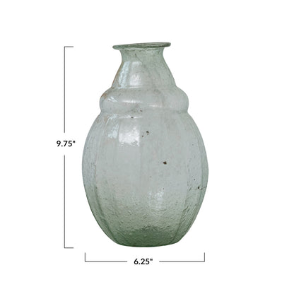 Seeded Glass Vase