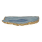 Agate Slab w/ Gold Electroplated Edge