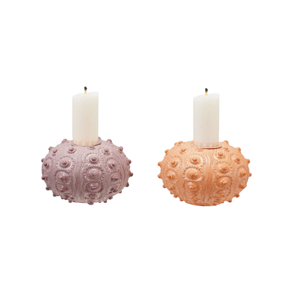 Sea Urchin Shaped Taper Holder (Set)