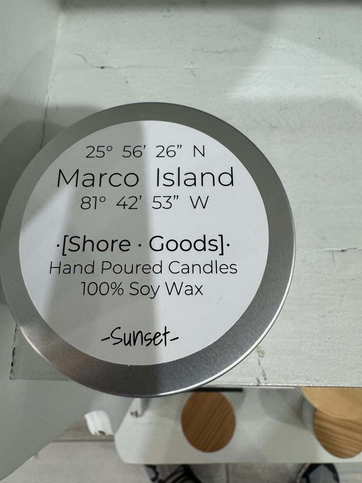 Sunset Candle - Glass