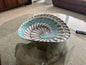 Art Glass Nautical Sea Shell Decorative Bowl