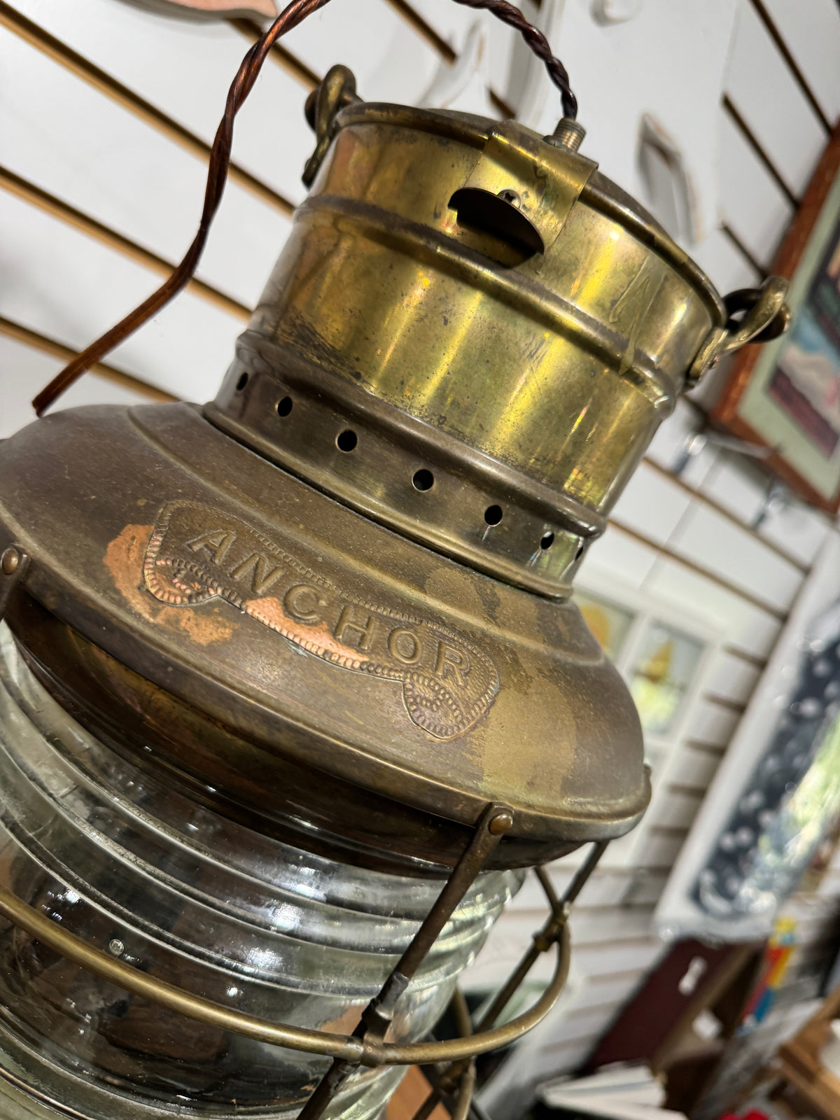 Anchor Light Vintage Nautical Lamp -  Vintage