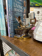 Brass Ships Bow & Anchor Bookends