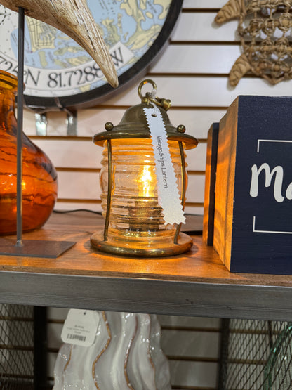 Vintage Nautical Lamp (Ankerlight) -  Vintage