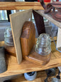 Vintage Bookends w/ Glass Resistors