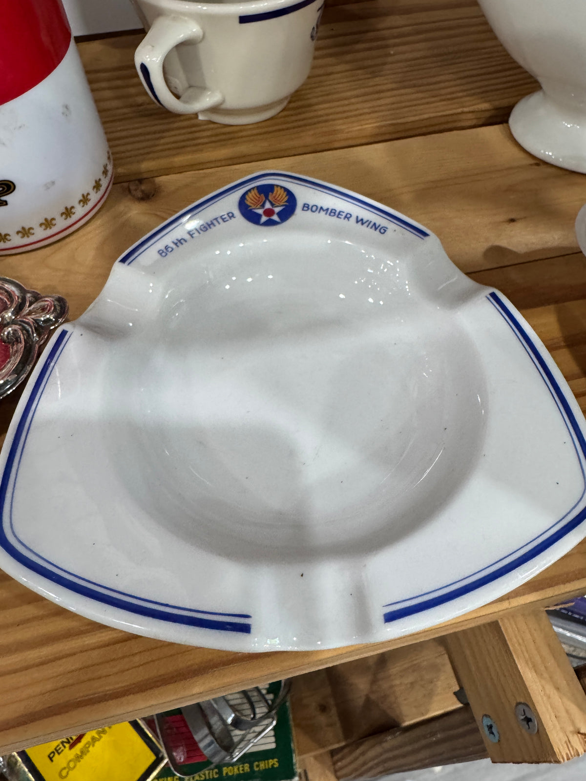 Vtg 86th Fighter Bomber Wing Ashtray US Airforce
