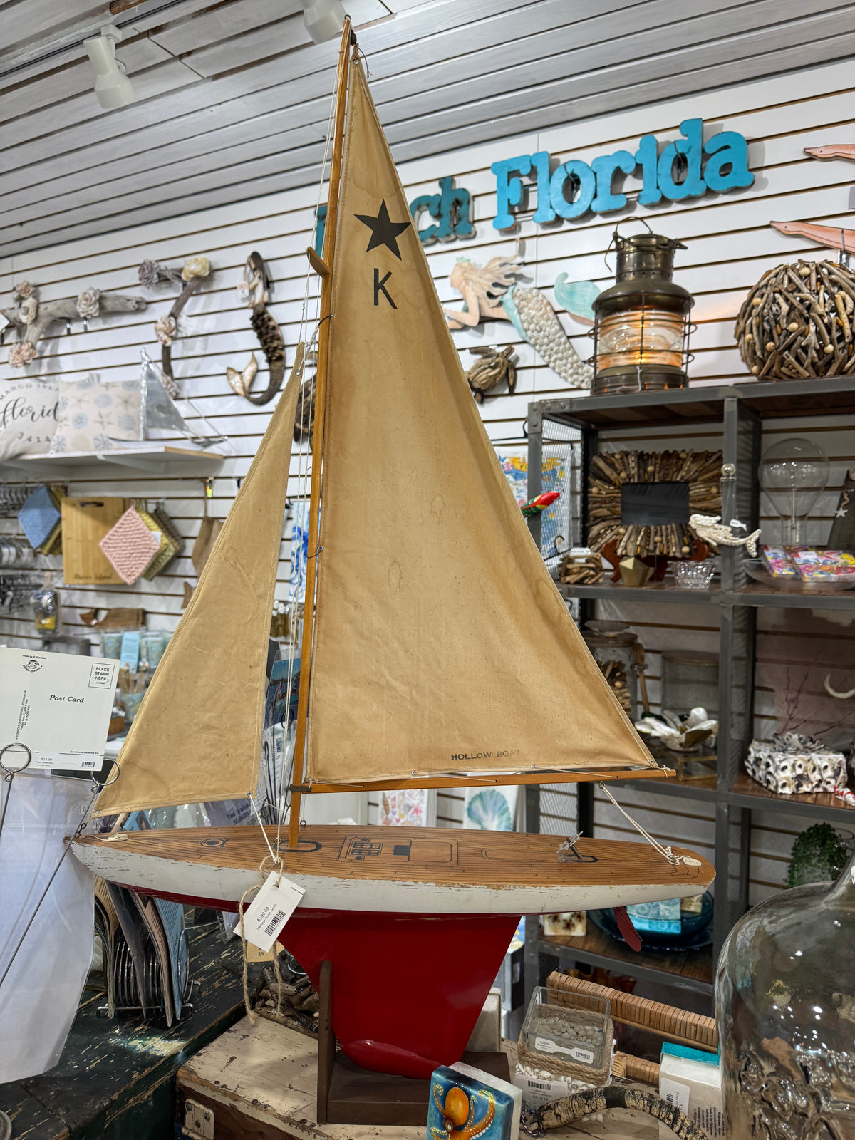Vintage Pond Yacht