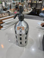Vintage Metal Mesh Siphon Bottle (Sparklets / Seltzogene Style)