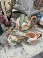 Vintage Fitz & Floyd Calla Lily Flower Candle Holder (Set)