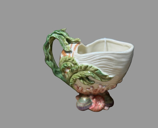 Fitz & Floyd Oceana Seashell Pitcher / Gravy Boat