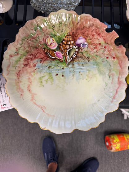 MZ Austria Hand-Painted Porcelain Plate — Signed S. Hall