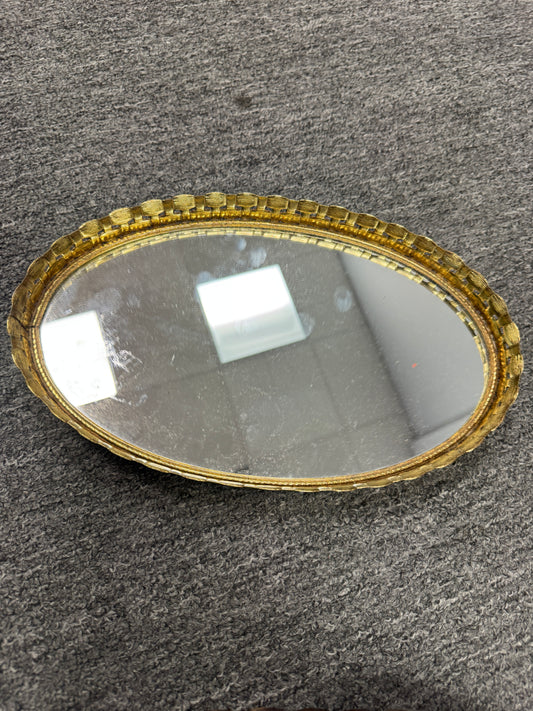 Gold Mirror Tray