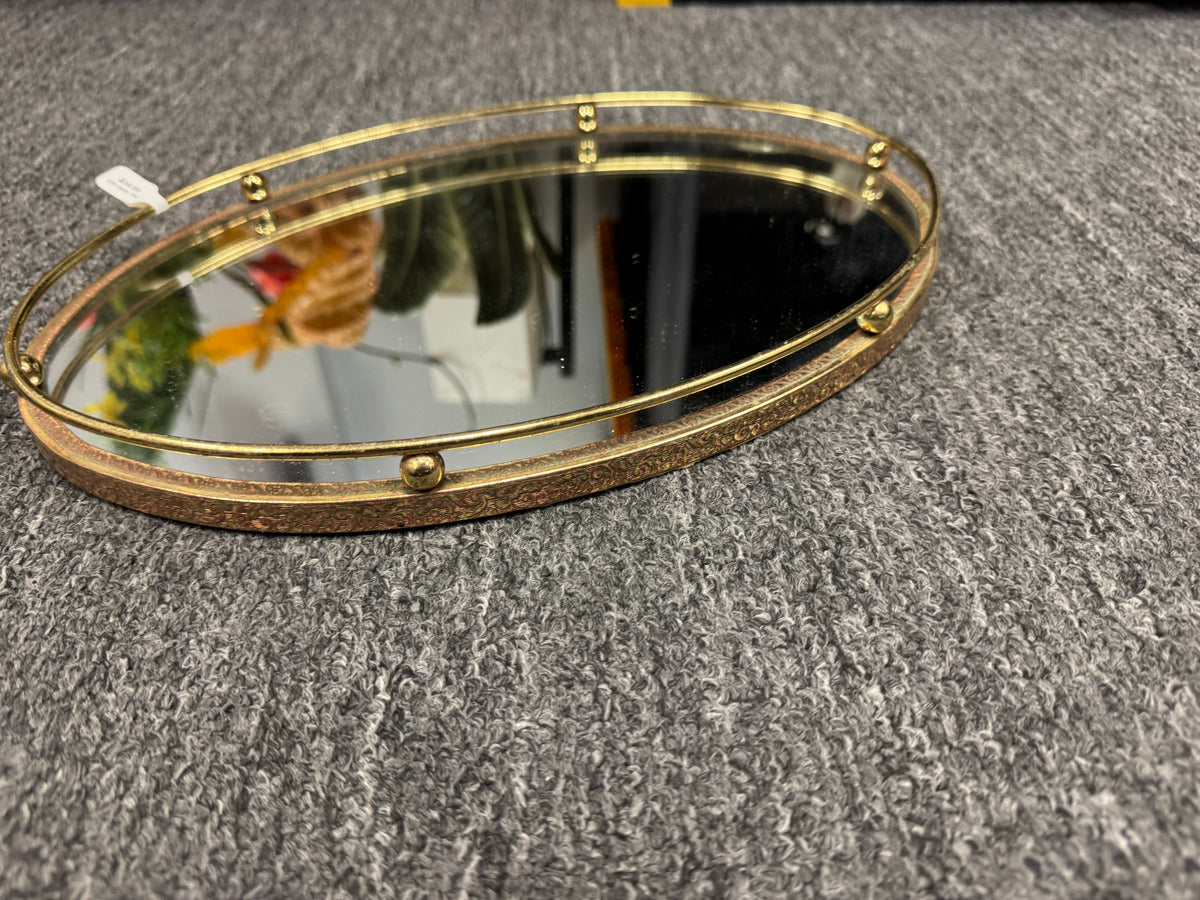 Vintage Oval Vanity Tray