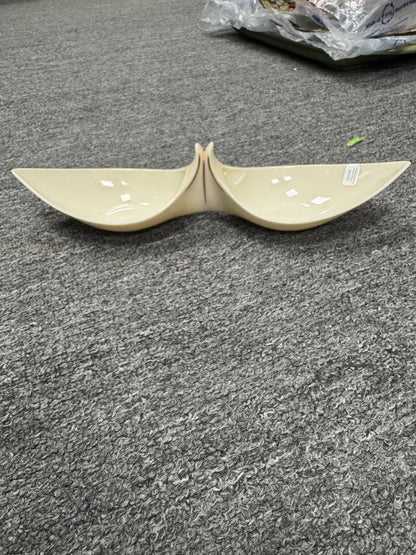 Vintage Lenox Olympia Gold Double Condiment Dish