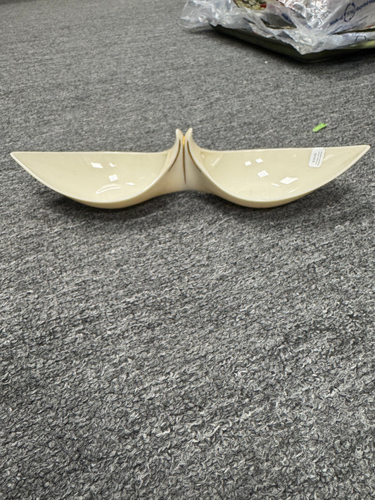 Vintage Lenox Olympia Gold Double Condiment Dish