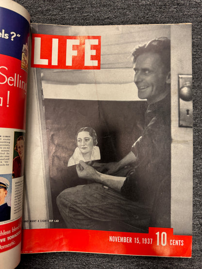 Leather Bound Life Magazine Collection 1937