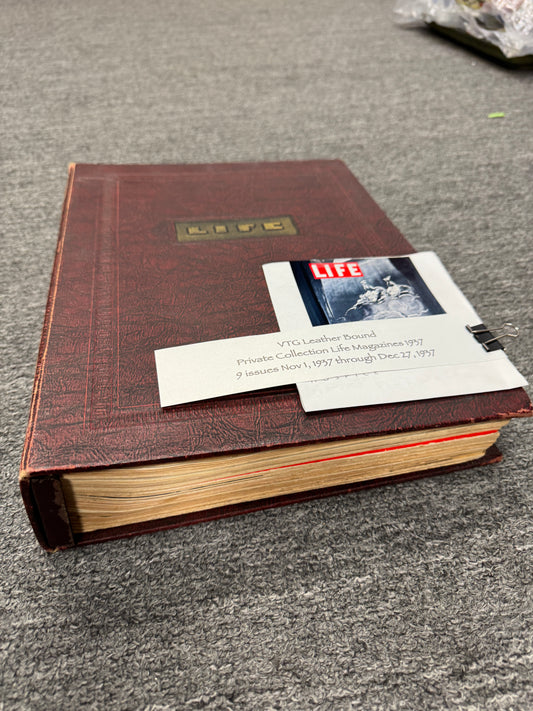 Leather Bound Life Magazine Collection 1937