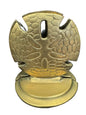 Vintage Brass Sand Dollar Bookends