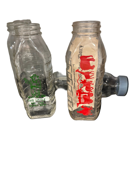 1950's Nursery Rhyme Baby Bottle