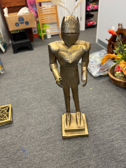 Large Decorative Metal Medieval Knight Sculpture