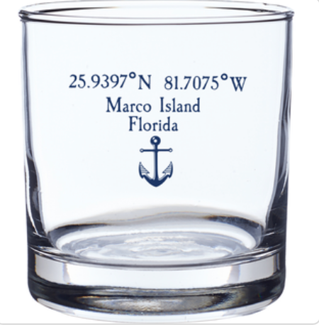 Shore Goods CUSTOM logo 11 oz. Whiskey glass