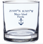 Shore Goods CUSTOM logo 11 oz. Whiskey glass