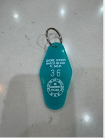 Shore Goods Marco Island Hotel Key Chain