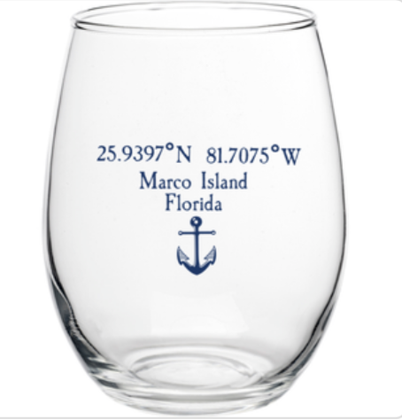 Shore Goods - Custom 21 oz. Wine glass - Coordinate