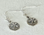 Fine Silver Sand Dollar Earrings