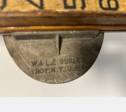 Vintage Grade Rod Transit Measuring Stick