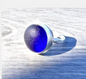 Ring - Cobalt Sea Glass by Sea Glass Gold