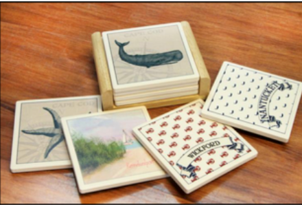 Wooden Coaster Caddy