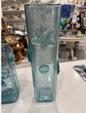 Large Blue Vase with Shells