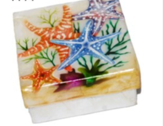 Starfish Capiz Box
