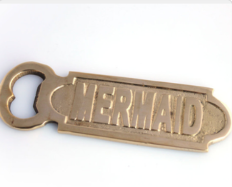 Brass Mermaid Bottle Opener